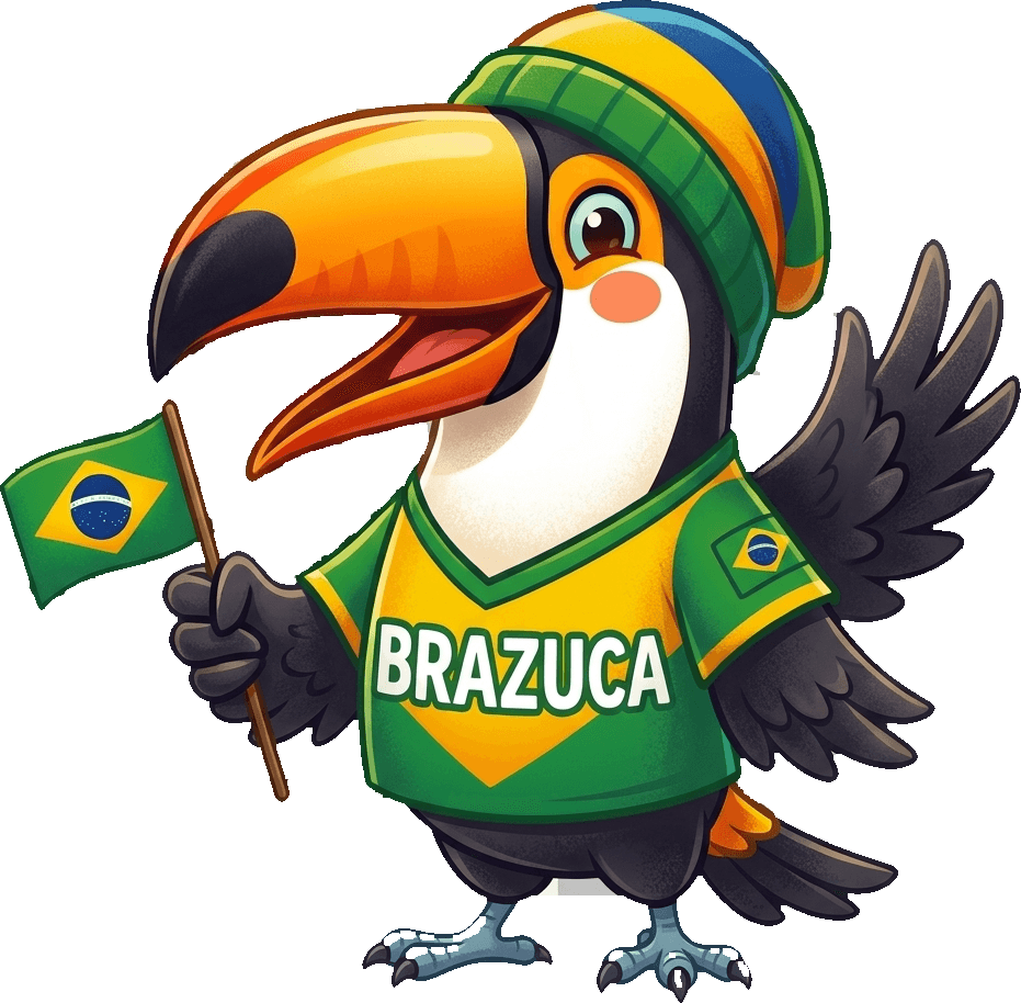 Zuca, o tucano mascote do Brazuca